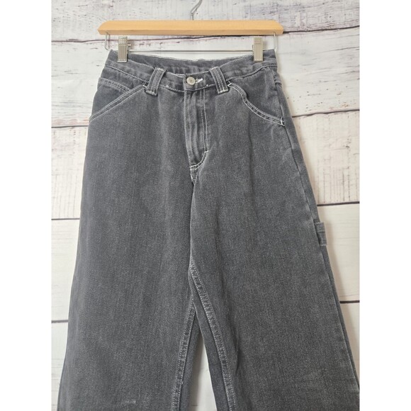 J. Galt Womens Jeans Size Small Black Mom Straight Leg Carpenter Y2k 90's - Picture 3 of 6